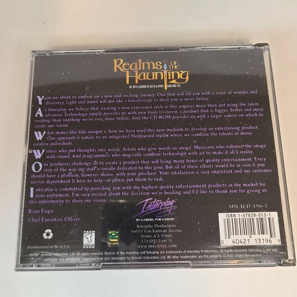 Realms of the Haunting (PC, 1996) BIG BOX - Picture 4 of 8